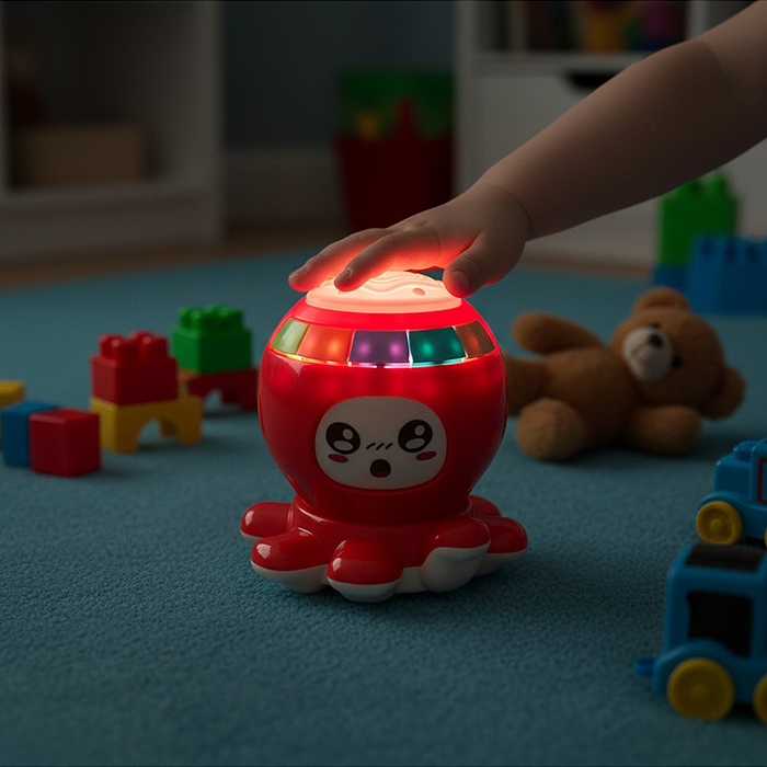 Игрушка развивающая YL510 "Осьминожка" в коробке