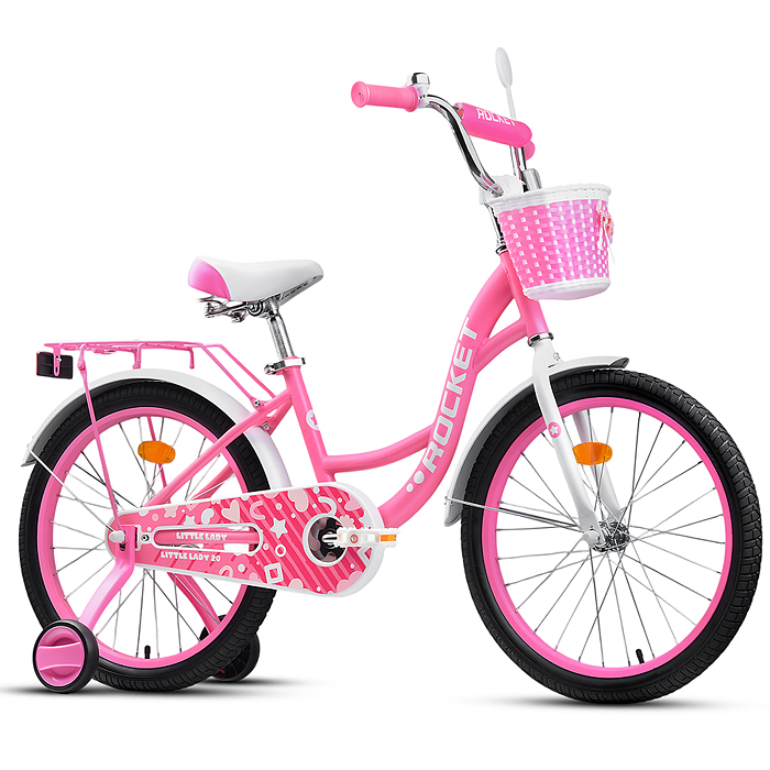 Фото к товару Велосипед 20" Rocket Little Lady, цвет розовый Велосипед 20" Rocket Little Lady, цвет розовый