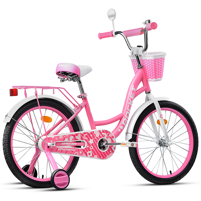 Фото к товару Велосипед 20" Rocket Little Lady, цвет розовый Велосипед 20" Rocket Little Lady, цвет розовый