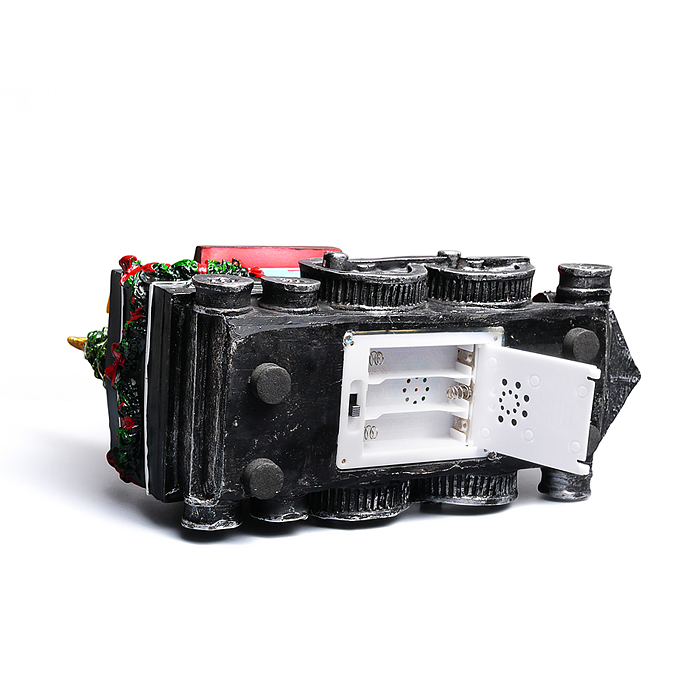 Новогодняя декоративная композиция DP-0241 "Паровозик Санты" 27x13x20.5см