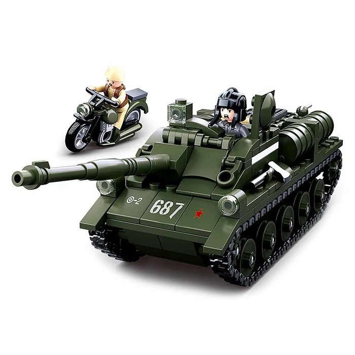 Фото к товару Конструктор M38-B0687 "Танк "Щит и Пушка" (338 дет.) в коробке Конструктор M38-B0687 "Танк "Щит и Пушка" (338 дет.) в коробке