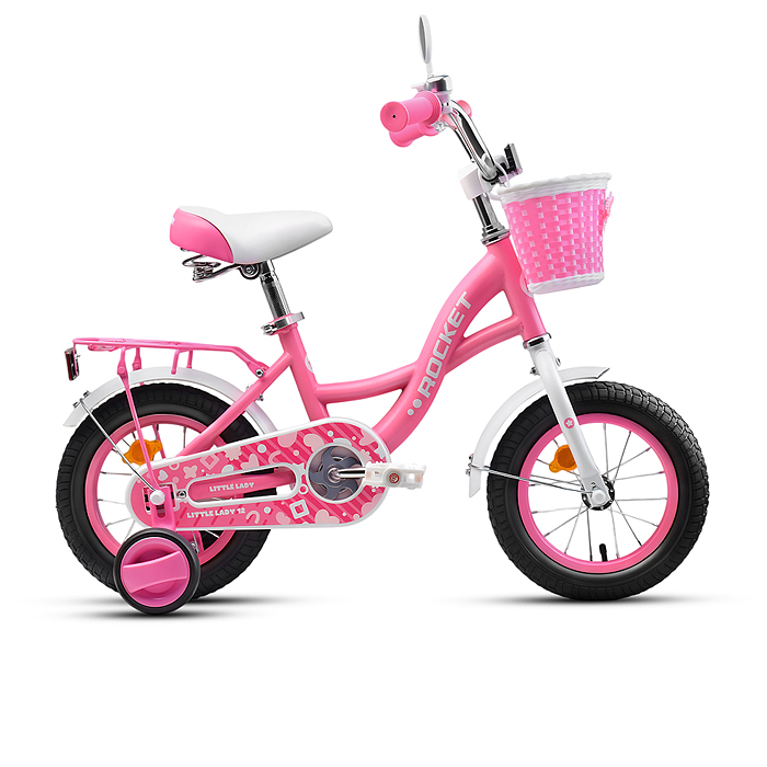 Велосипед 12" Rocket Little Lady, цвет розовый