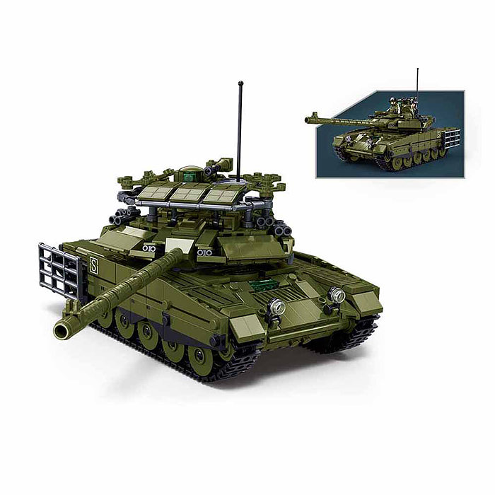 Фото к товару Конструктор M38-B1377 "Танк- 90 М" (811 дет.) в коробке Конструктор M38-B1377 "Танк- 90 М" (811 дет.) в коробке