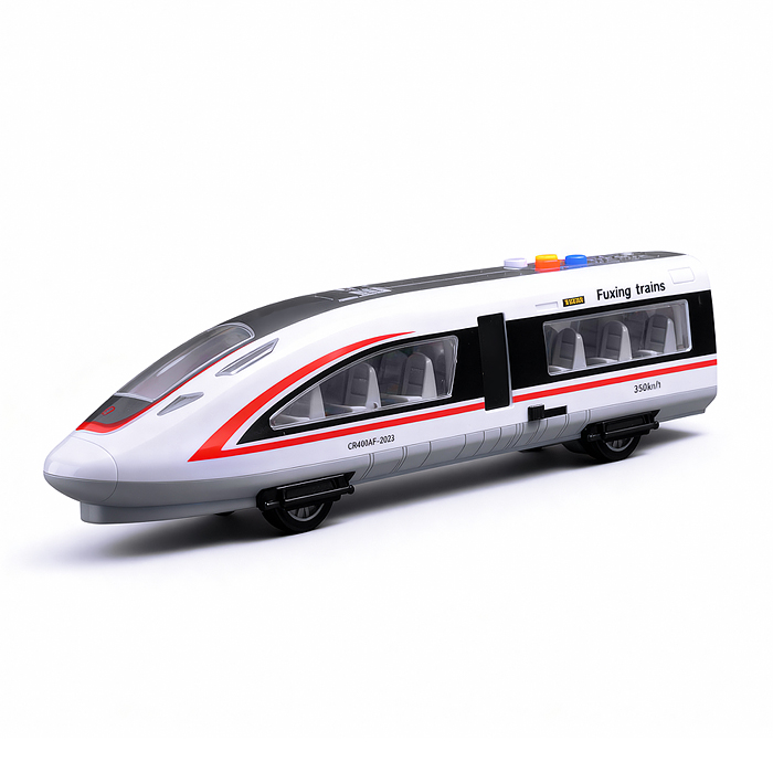 Поезд WY971A "Скоростной" 1:16 (свет, звук) в коробке