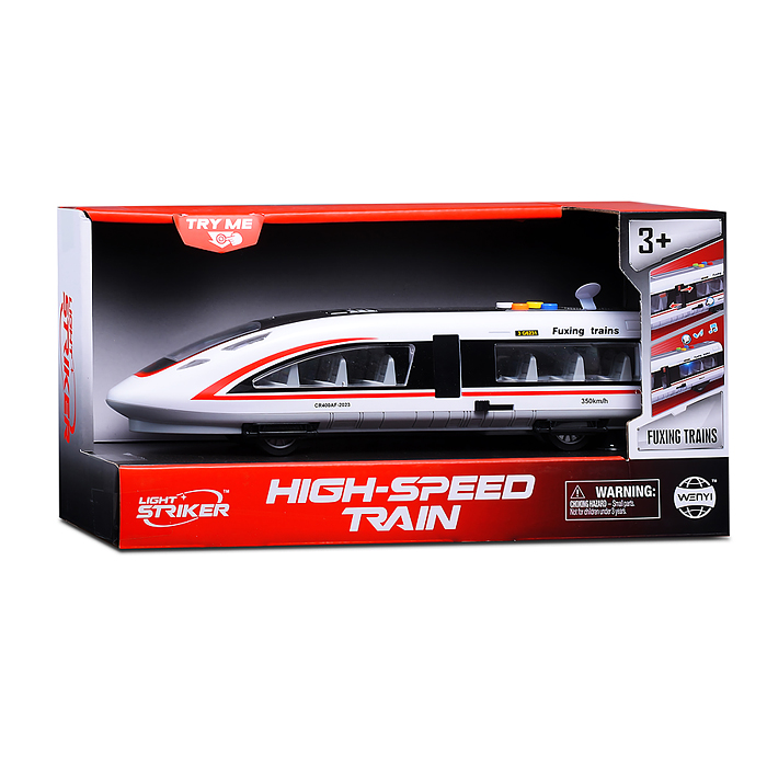 Поезд WY971A "Скоростной" 1:16 (свет, звук) в коробке