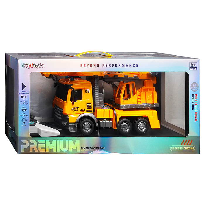 Машина OKL-001-11 "Кран" р/у, 27 MHz,  в коробке