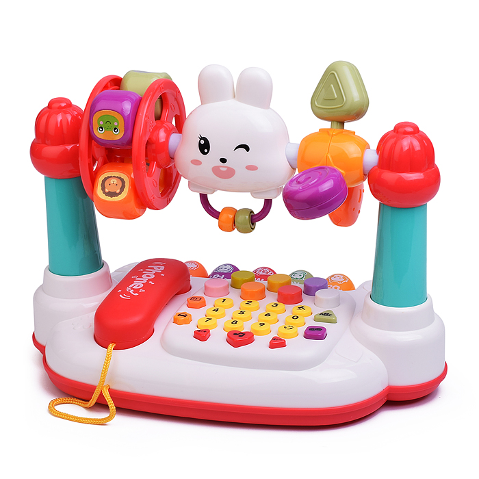 Игрушка музыкальная YL78926 "Телефон-Зайчишка" в коробке