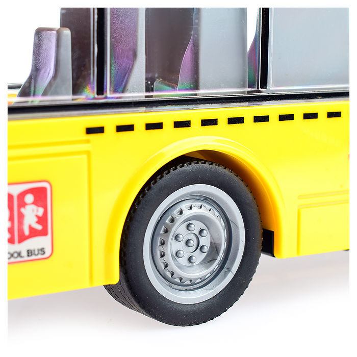 Автобус WY913A "Дружный" 1:16 (свет, звук) в коробке