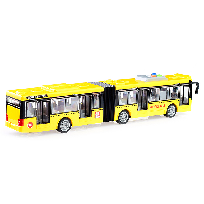 Автобус WY913A "Дружный" 1:16 (свет, звук) в коробке