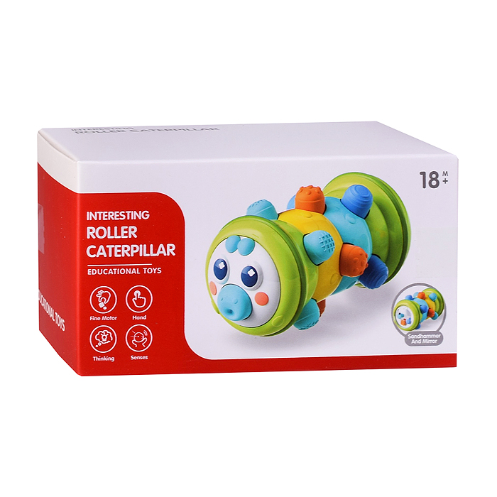 Игрушка развивающая YL1022-23B "Гусеница" в коробке