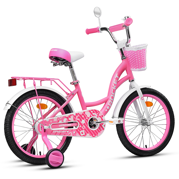 Велосипед 18" Rocket Little Lady, цвет розовый