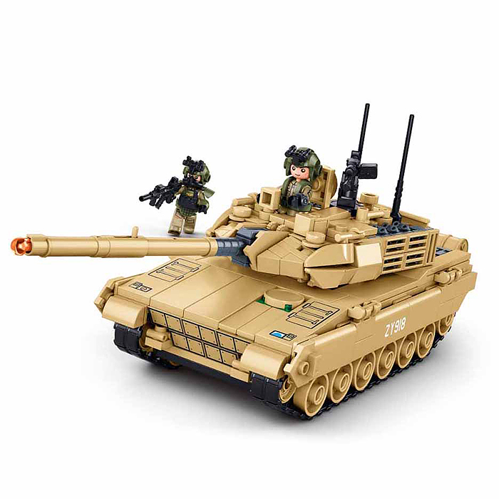 Конструктор M38-B1577 "Танк" (411 дет.) в коробке