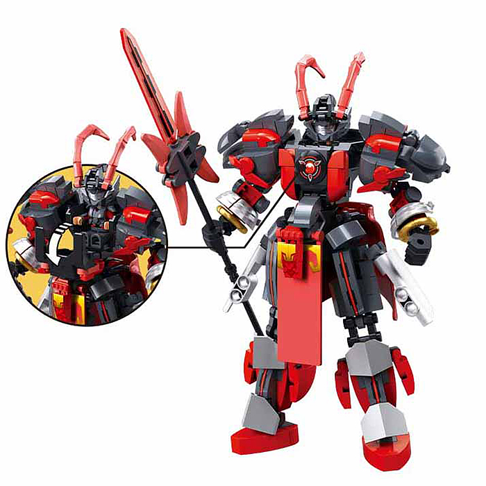 Фото к товару Конструктор M38-B1321 "Боевой робот с мечом и мини-фигуркой персонажа" (247 дет.) в коробке Конструктор M38-B1321 "Боевой робот с мечом и мини-фигуркой персонажа" (247 дет.) в коробке