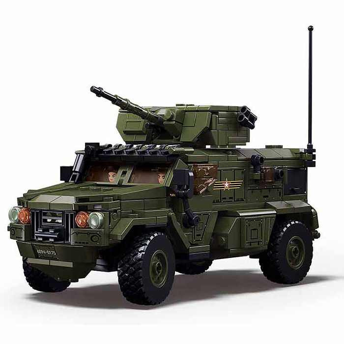 Фото к товару Конструктор M38-B1179 "Военный автомобиль с фигурками военных" (519 дет.) в коробке Конструктор M38-B1179 "Военный автомобиль с фигурками военных" (519 дет.) в коробке