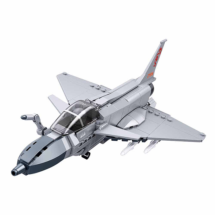 Фото к товару Конструктор M38-B1596 "Истребитель с фигуркой военного" (211 дет.) в коробке Конструктор M38-B1596 "Истребитель с фигуркой военного" (211 дет.) в коробке