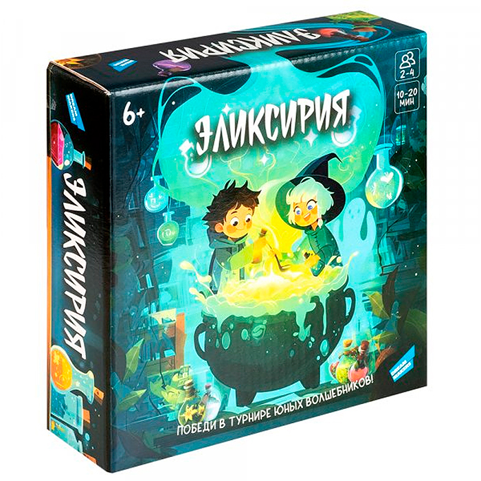 Игра детская настольная "Эликсирия" Игра детская настольная "Эликсирия"