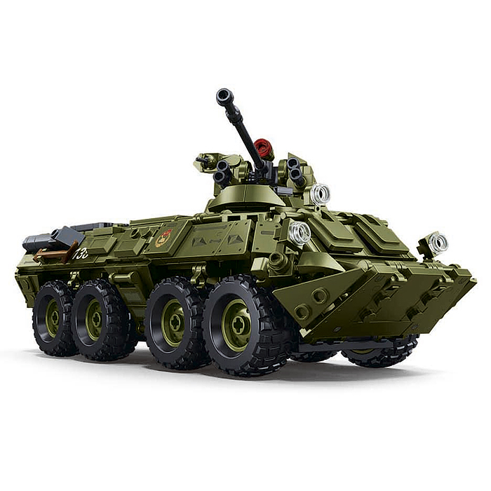 Фото к товару Конструктор M38-B1251 "Боевая машина с фигурками военных" (619 дет.) в коробке Конструктор M38-B1251 "Боевая машина с фигурками военных" (619 дет.) в коробке