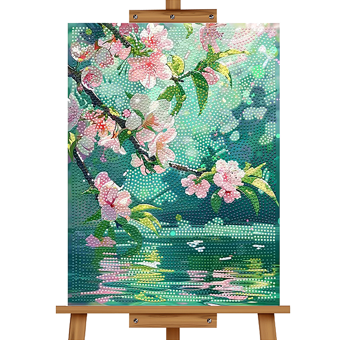 Мозаика алмазная MKX-99 "Яблоневый цвет" 30*40 см.