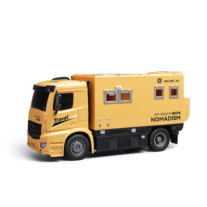 Машина HT9818W "Фургон-кемпер" (свет, звук) цвет микс, в коробке