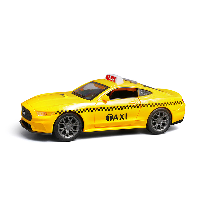 Машина WY1162D "Такси " 1:18 (свет, звук) в коробке