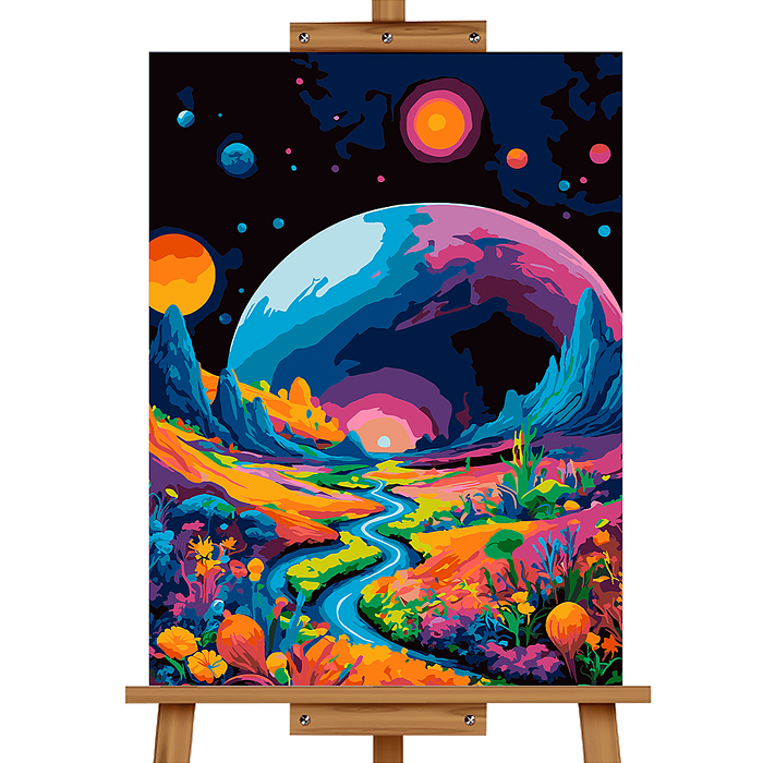Картина по номерам MKR5040-147 "Лунная долина" 50*40 см
