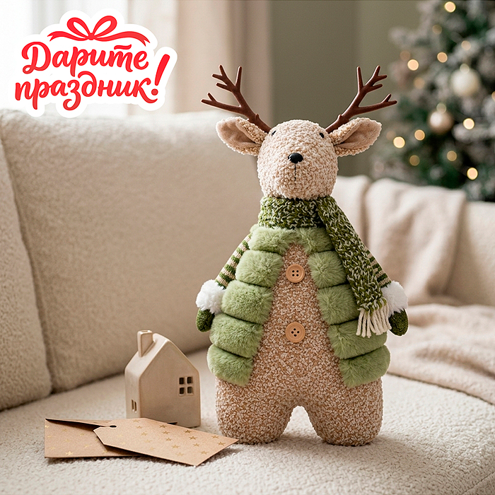 Новогоднее украшение Олень DP-0849 "Хюгге" Новогоднее украшение Олень DP-0849 "Хюгге"