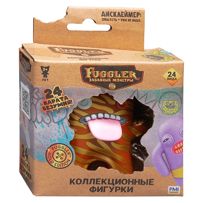 Фото к товару Коллекционная фигурка Розовый Крикун, 1 шт. в коробке с окном, Fuggler Gold Edition Коллекционная фигурка Розовый Крикун, 1 шт. в коробке с окном, Fuggler Gold Edition