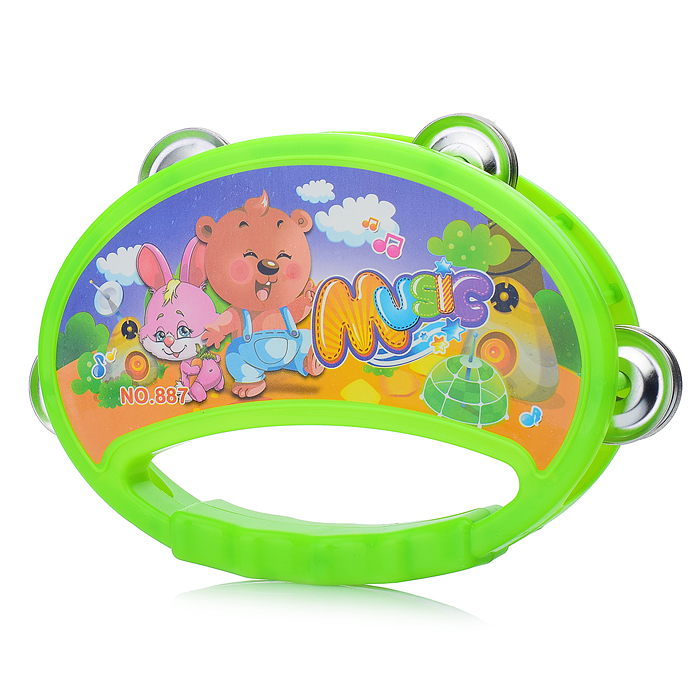 Бубен 887 "Веселые зверята" в пакете