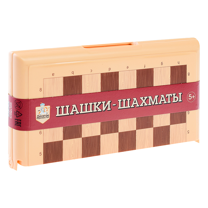 Фото к товару Игра настольная "Шашки-Шахматы" в пласт.коробке (мал, беж) Игра настольная "Шашки-Шахматы" в пласт.коробке (мал, беж)