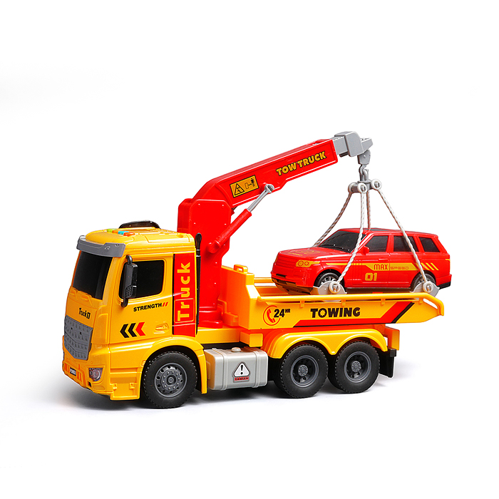 Машина HT9816W "Автоэвакуатор" (свет, звук) цвет микс, в коробке