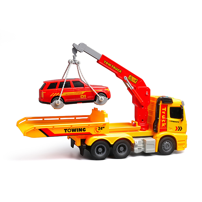 Машина HT9816W "Автоэвакуатор" (свет, звук) цвет микс, в коробке