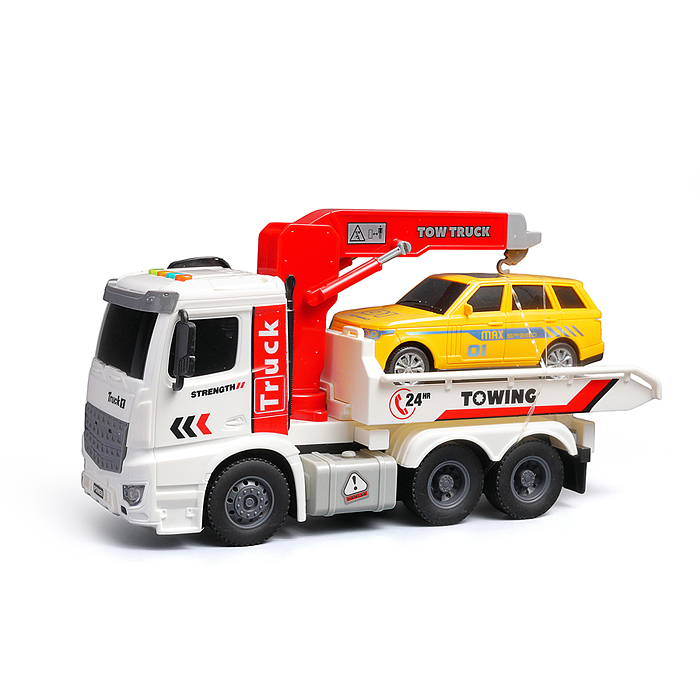 Машина HT9816W "Автоэвакуатор" (свет, звук) цвет микс, в коробке