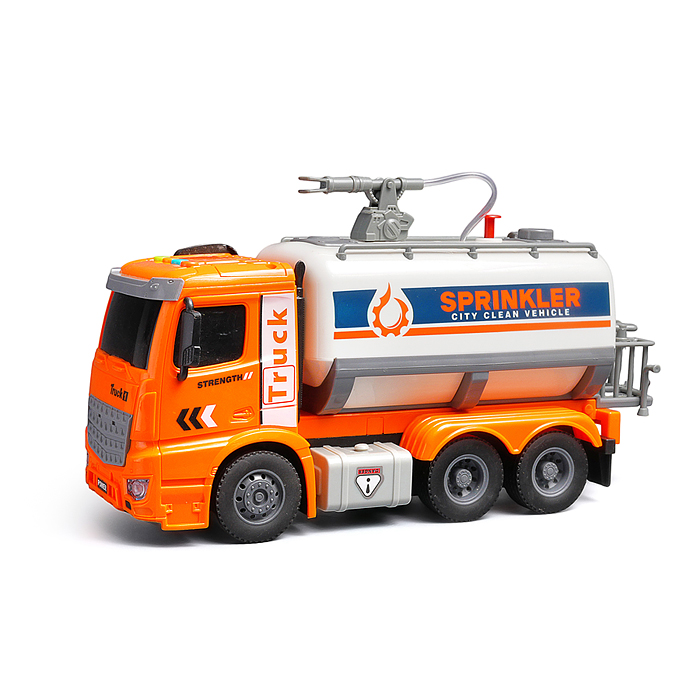 Машина HT9805W "Поливальная машина-цистерна" (свет, звук) цвет микс, в коробке
