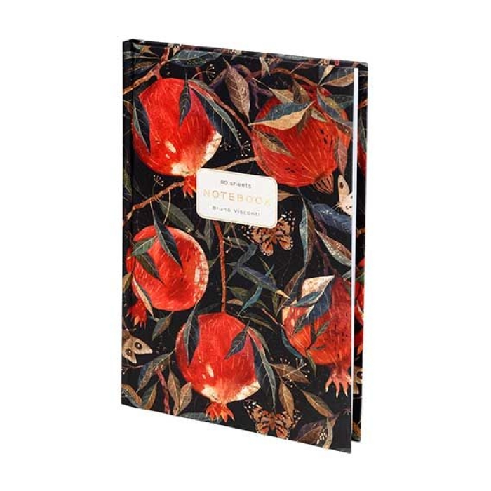 Блокнот-престиж А5 80 л. "Флора. Гранат"