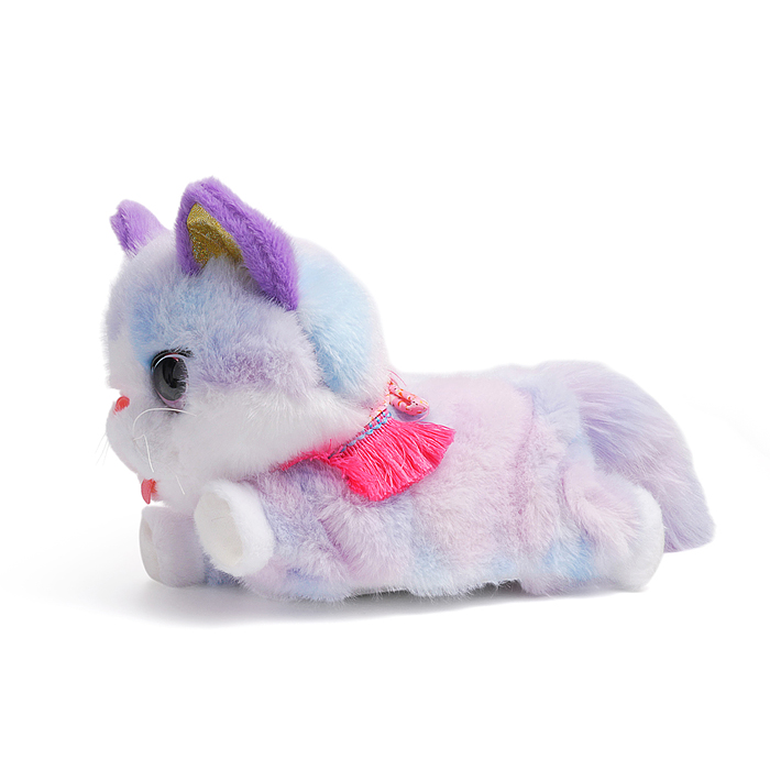 Мягкая игрушка 00-8814 "Кошка "Бусинка" интерактивная, в коробке