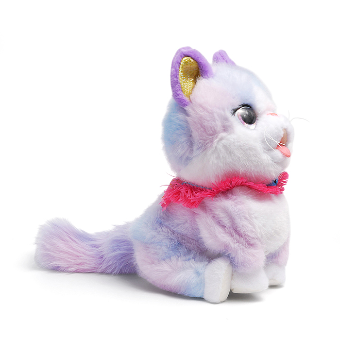 Мягкая игрушка 00-8814 "Кошка "Бусинка" интерактивная, в коробке