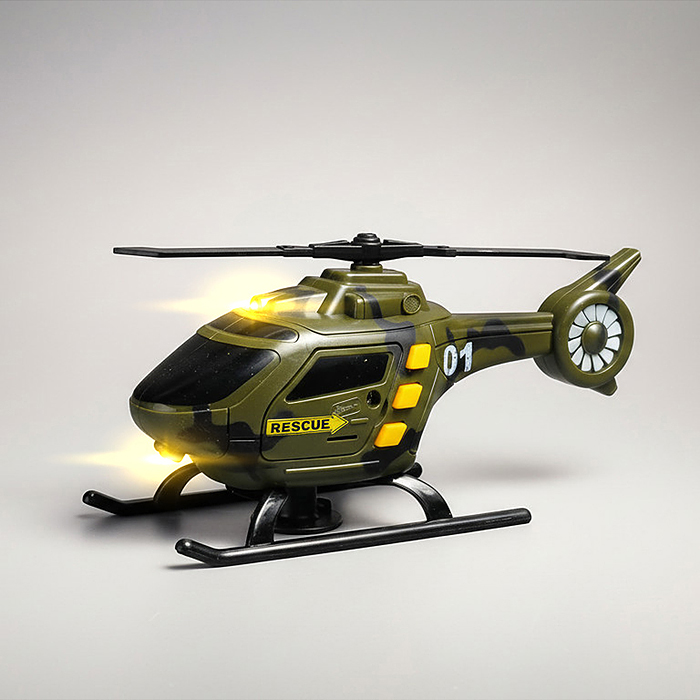 Вертолет WY1108F "Спасатель" 1:32 (свет, звук) в коробке