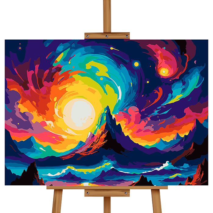 Картина по номерам MKR5040-158 "Дыхание космоса" 50*40 см