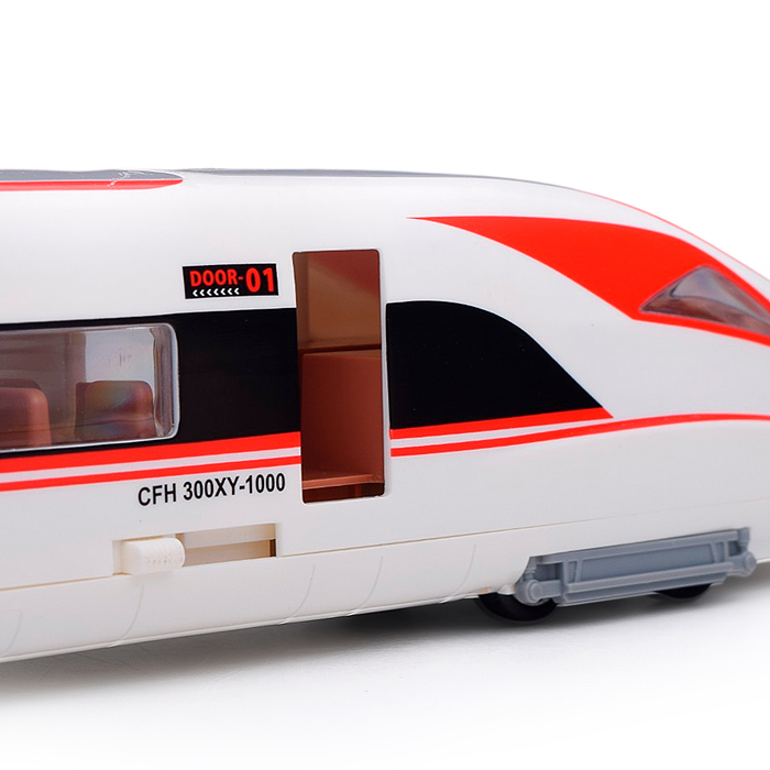 Электропоезд HT9903W высокоскоростной (свет, звук) цвет микс, в коробке