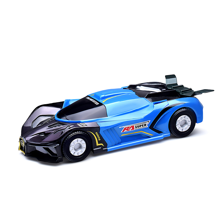 Робот KBL-B9 трансформирующийся в синий автомобиль, в коробке