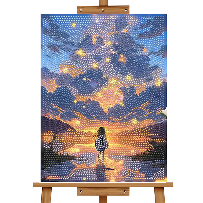 Мозаика алмазная MKX-97 "Мечты"30*40 см.