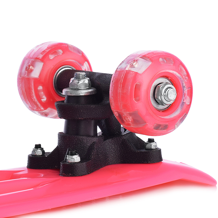 Фото к товару Скейт детский ROCKET 42 см, колеса PVC, светятся Скейт детский ROCKET 42 см, колеса PVC, светятся
