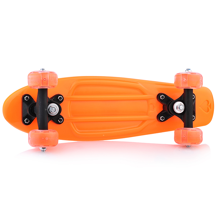 Фото к товару Скейт детский ROCKET 42 см, колеса PVC, светятся Скейт детский ROCKET 42 см, колеса PVC, светятся