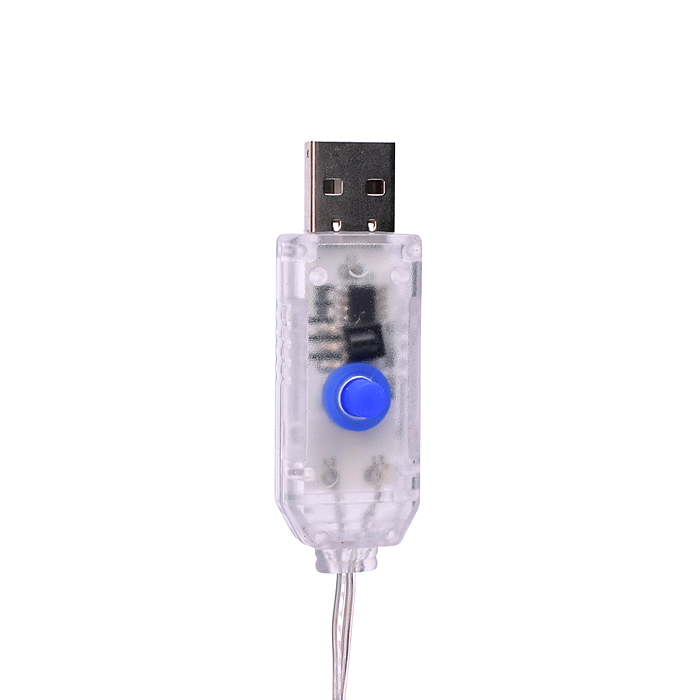 Электрогирлянда DP-0211 1,2 м, 96 ламп, белый
