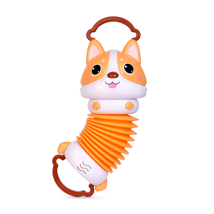 Игрушка развивающая RT982 "Котенок-аккордион" в коробке