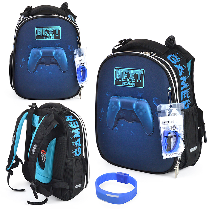 Рюкзак "Choice. Next Level Gamer" школьный жесткий 38x28x16 см (17 л) вес 1000 г, 1 отделен