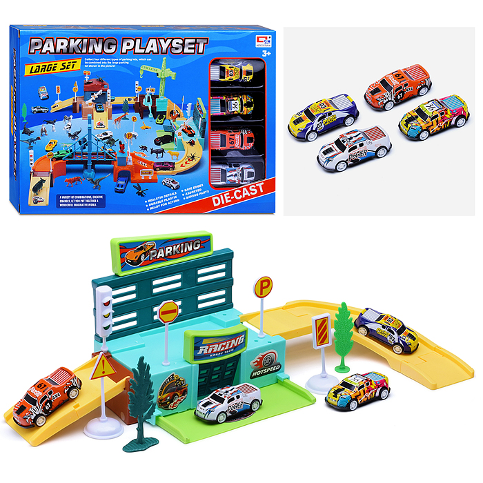 Парковка 0607-32 "Parking playset-2" в коробке